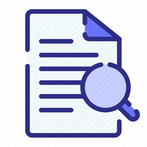 Searching, find, document, search icon - Download on Iconfinder