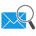 e-mail, inbox, address, envelope, letter, magnifier, find