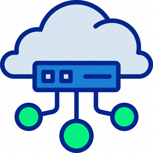 Cloud, server, computer, connection, database icon - Download on Iconfinder
