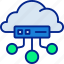 cloud, server, computer, connection, database 