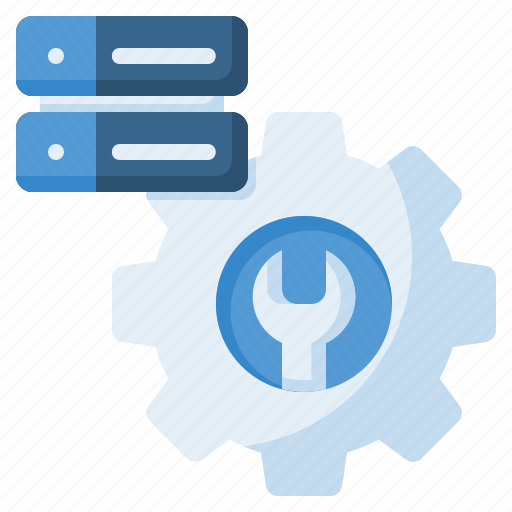 Mantenance, data management, data processing, setting, configuration, gear, preferences icon - Download on Iconfinder