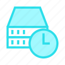 clock, database, datacenter, server, time