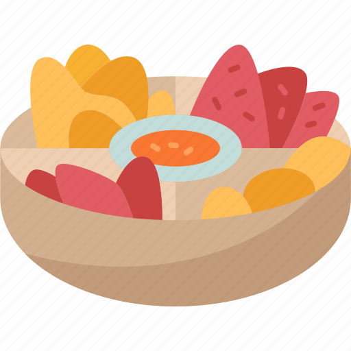 Chips, dip, serve, snack, appetizer icon - Download on Iconfinder