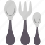 spoon, fork, dining, utensils, kitchenware 