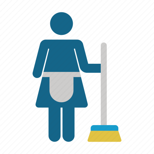 Broom, clean, cleaning, domestic, housework, hygiene, service icon - Download on Iconfinder