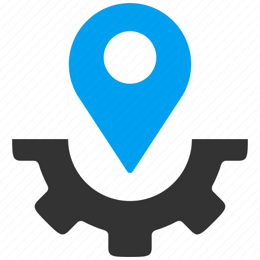 Service, location, map marker, navigation, pin, place, workshop pointer icon - Download on Iconfinder