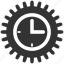 options, clock, configuration, gear, setting, settings, time tools 