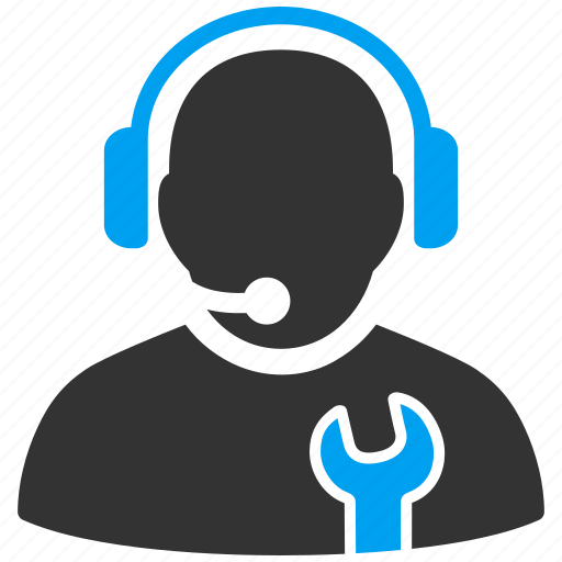Call center, customer, headset, repair man, service operator, support, worker icon - Download on Iconfinder