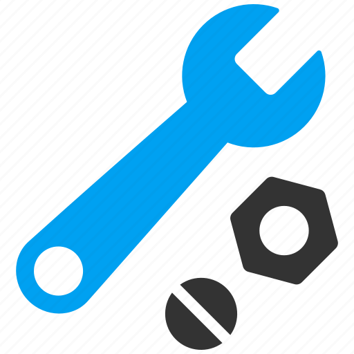 Nuts, wrench, bolt, repair, service, spanner, work icon - Download on Iconfinder