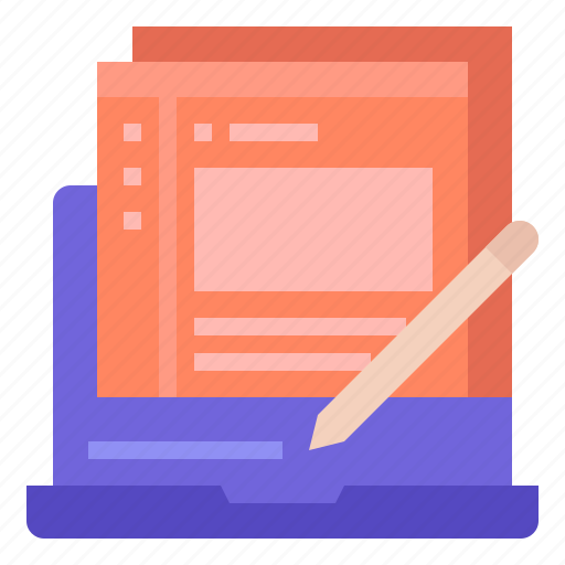 Content, copywriting, journalist, blogger, blog, writer, content writer icon - Download on Iconfinder
