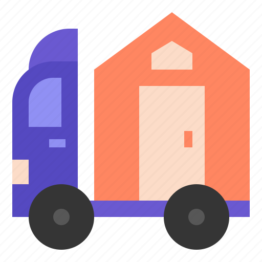 House, delivery, service, relocation, moving, move, moving services icon - Download on Iconfinder