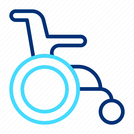 Wheelchair, wheel, disability, disabled, chair, isolated, handicapped icon - Download on Iconfinder