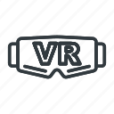 virtual, reality, vr, device, technology, glasses, game, headset