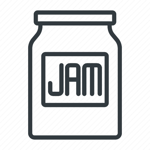 Food, jam, jar, bottle, package, sweet, glass icon - Download on Iconfinder