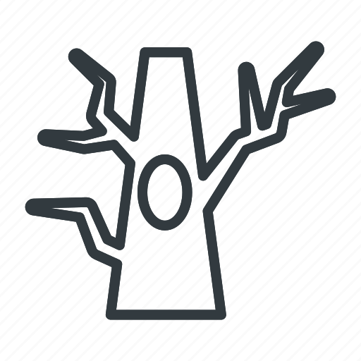 Tree, branch, season, winter, plant, silhouette, isolated icon - Download on Iconfinder