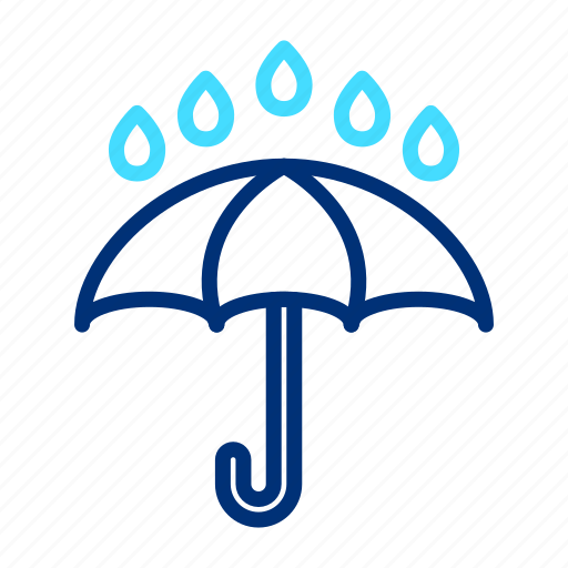 Umbrella, rain, waterproof, water, drop, weather, protection icon - Download on Iconfinder