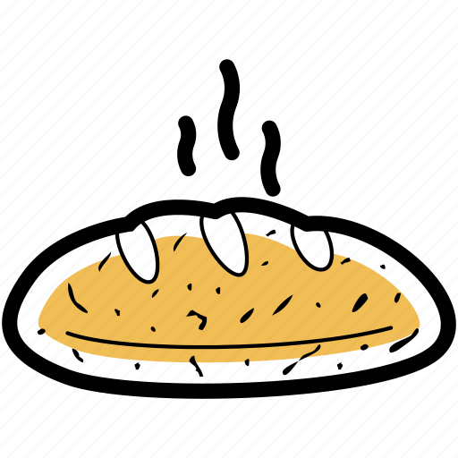 Long loaf, baguette, bakery, bread, eating, food, breakfast icon - Download on Iconfinder