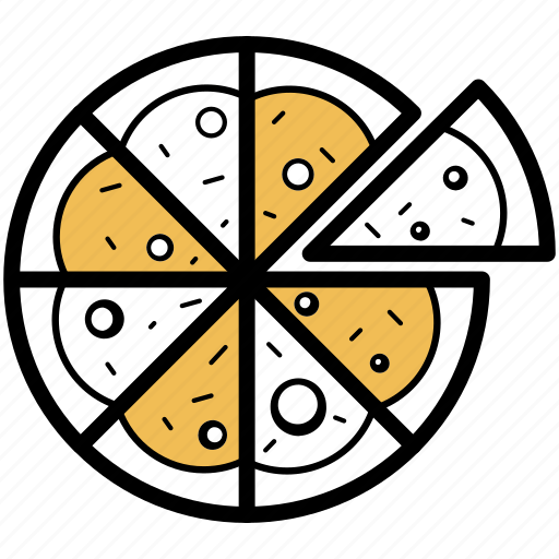 Pizza, food, slice, bread, bake, fast food, junk food icon - Download on Iconfinder