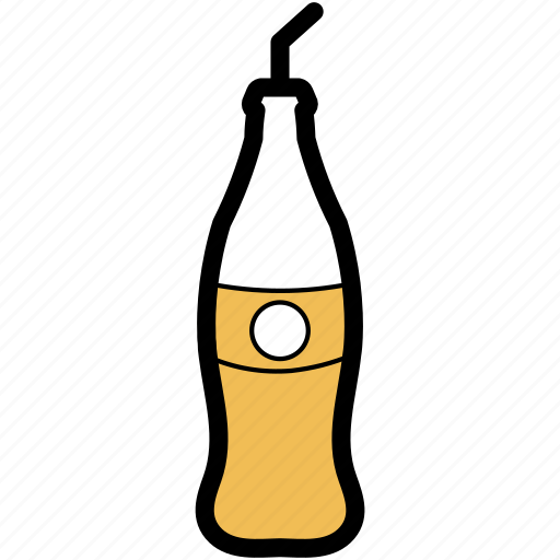 Soda, bottle, beverage, cola, soft drink, carbonated drink, drink icon - Download on Iconfinder