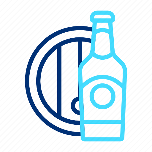 Beer, bottle, barrel, wooden, wood, alcohol, craft icon - Download on Iconfinder