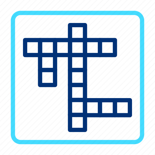 Crossword, puzzle, word, game, cross, square, leisure icon - Download on Iconfinder