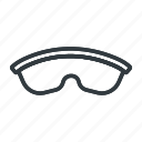 glasses, laboratory, safety, medical, isolated, equipment, eye, health