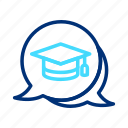 education, online, graduation, cap, hat, university, achievement, graduate