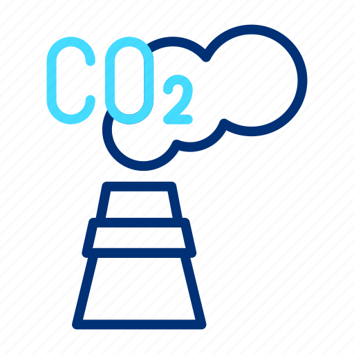 Carbon, co2, cloud, dioxide, gas, concept, emission icon - Download on Iconfinder