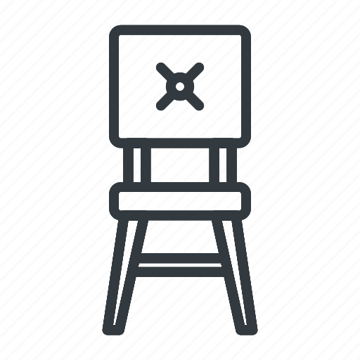 Chair, furniture, wood, style, interior, wooden, isolated icon - Download on Iconfinder