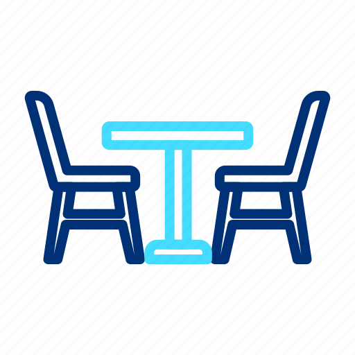 Table, chair, furniture, wood, style, interior, wooden icon - Download on Iconfinder