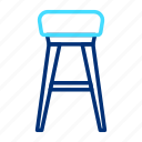 chair, furniture, wood, style, interior, wooden, isolated, background