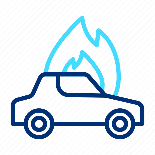 Car, fire, burning, automobile, vehicle, burn, accident icon - Download on Iconfinder