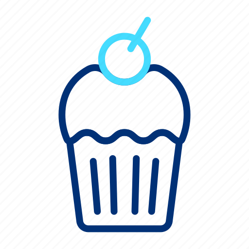 Cake, muffin, food, sweet, cupcake, dessert, bakery icon - Download on Iconfinder