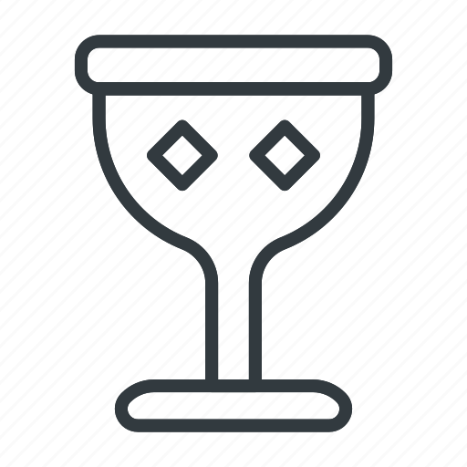 Goblet, cup, chalice, medieval, holy, grail, religion icon - Download on Iconfinder
