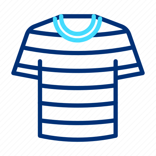 Shirt, striped, sailor, clothing, fashion, marine, textile icon - Download on Iconfinder
