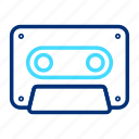 cassette, audio, music, play, retro, player, stereo, tape