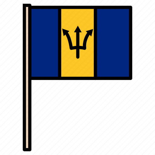 Barbados, country, flag, international, nation icon - Download on Iconfinder