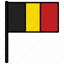 belgium, country, flag, international, nation