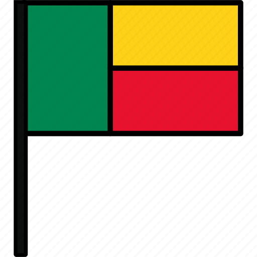 Benin, country, flag, international, nation icon - Download on Iconfinder