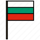 bulgaria, country, flag, international, nation