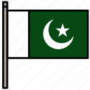 country, flag, international, nation, pakistan