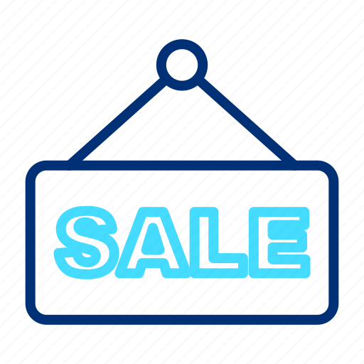 Sale, sign, signboard, hanging, house, home, real icon - Download on Iconfinder