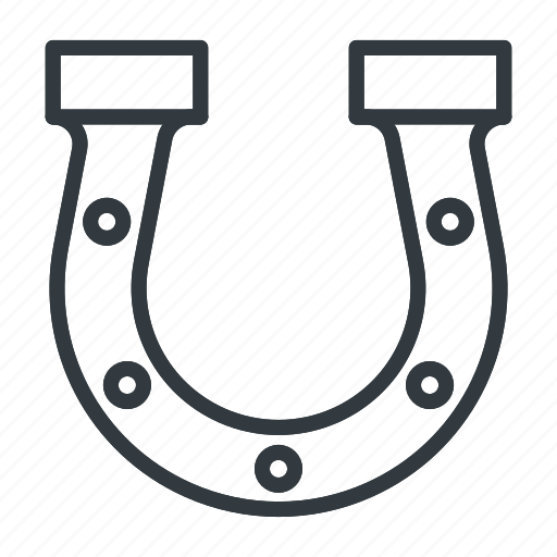 Horseshoe, luck, horse, lucky, talisman, shoe, sign icon - Download on Iconfinder