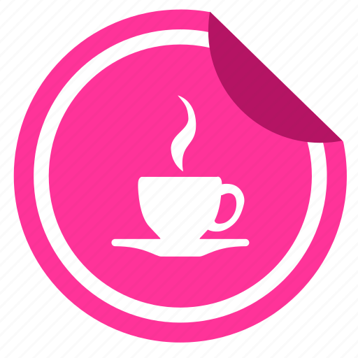 Cafe, coffee, cup, drink, sticker, tea icon - Download on Iconfinder