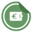 euro, label, money, sticker, wallet 