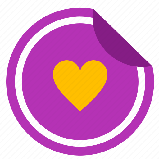 Label, like, love, romantic, sticker icon - Download on Iconfinder