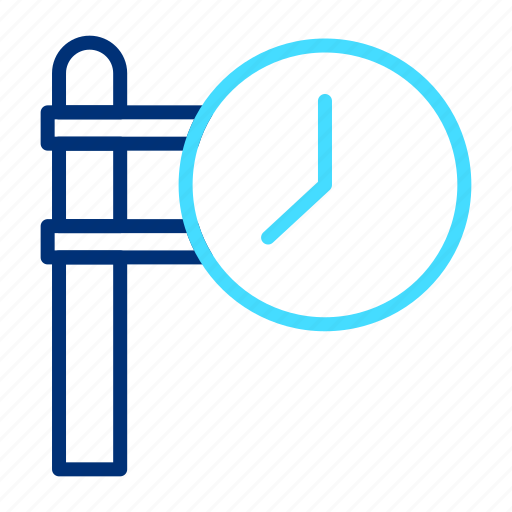 Clock, time, minute, train, railway, railroad, hour icon - Download on Iconfinder