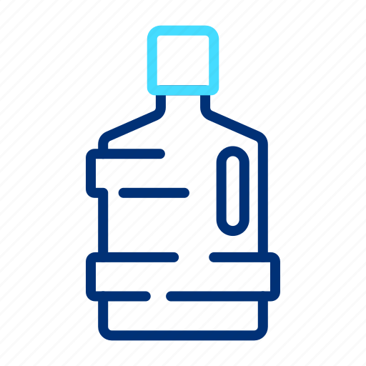 Bottle, water, plastic, cooler, drink, container, liquid icon - Download on Iconfinder