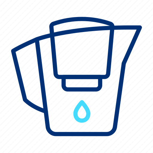 Water, jug, filter, clean, pure, plastic, equipment icon - Download on Iconfinder