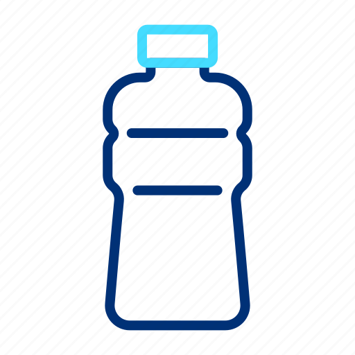 Water, bottle, drink, plastic, soda, mineral, liquid icon - Download on Iconfinder